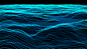 粒子パーティクル波形ver.2 / ブルー