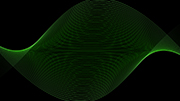 粒子パーティクル波形ver.3 / グリーン