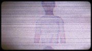 壊れたテレビ画面に幽霊が映りこむ心霊映像（ホログラムグリッチ）ver2 / 砂嵐