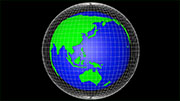 地球3D_ver.4/横回転_ループ素材
